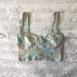 Floral Bustier Bralette